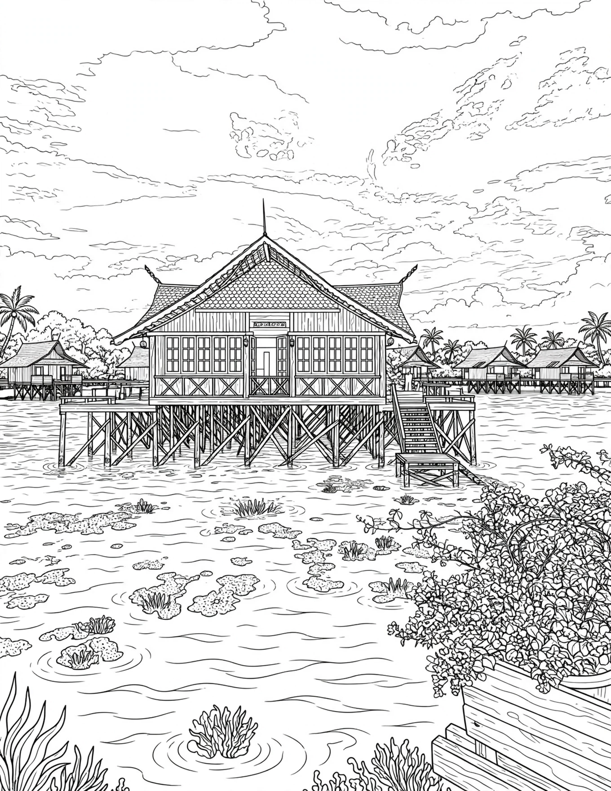 Sample coloring page from Vol. 2