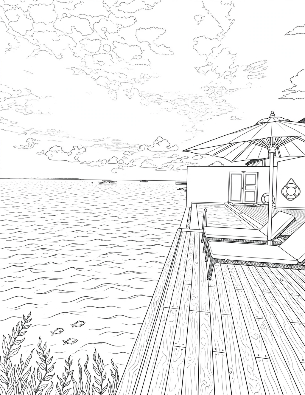 Sample coloring page from Vol. 2