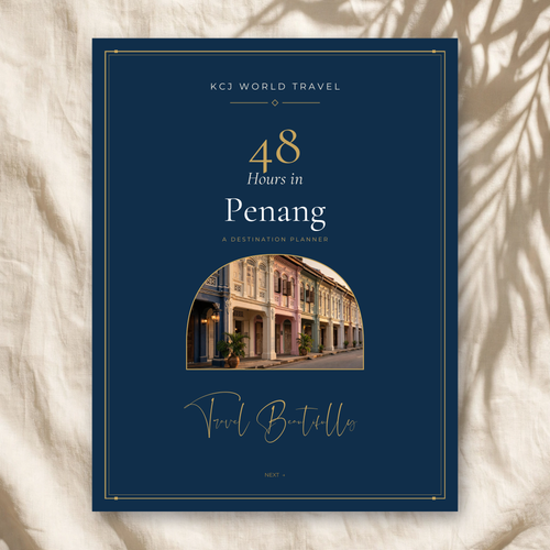 48 Hours in Penang Travel Planner — styled cover