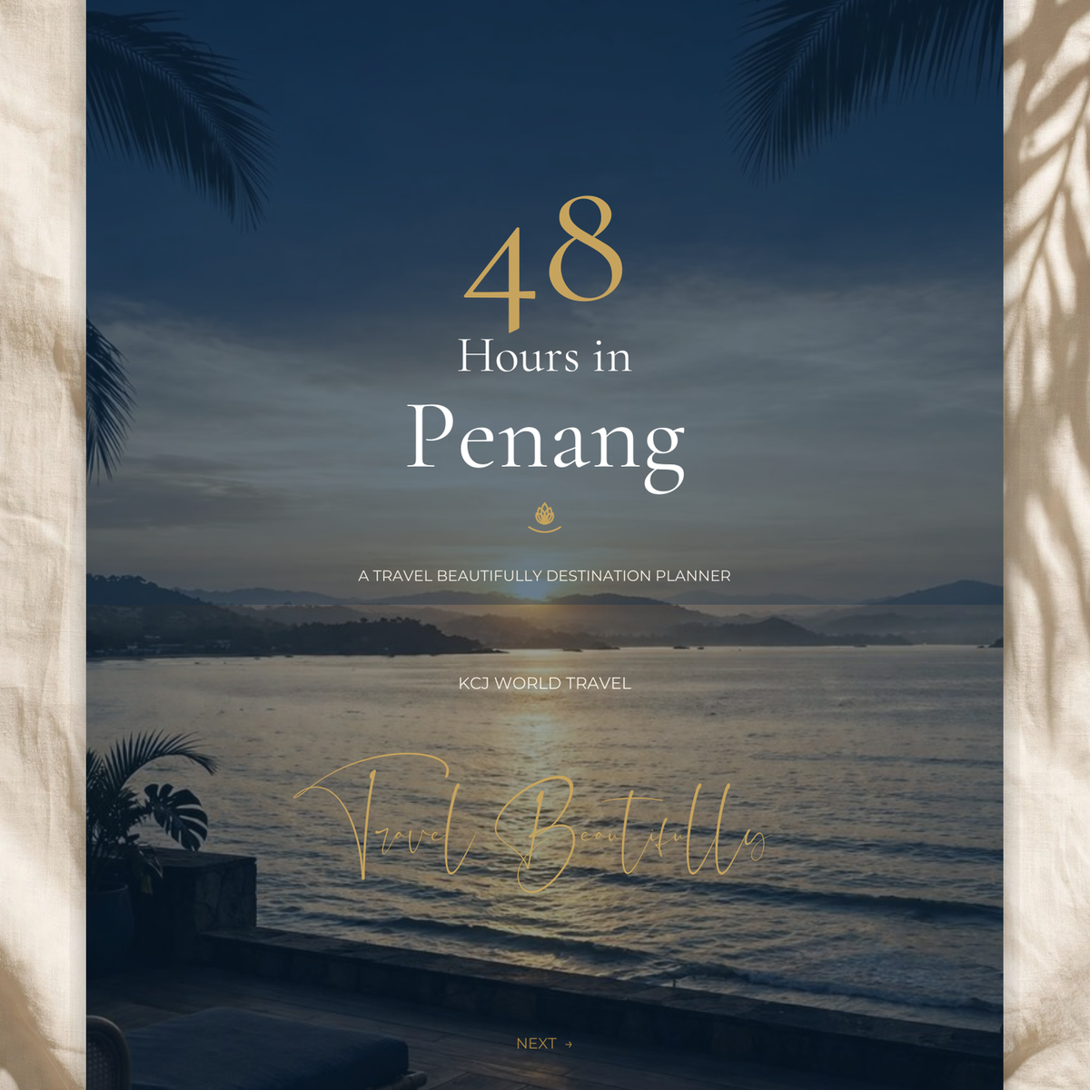 48 Hours in Penang Travel Planner — styled cover